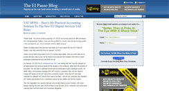 Desktop Screenshot of elpassoblog.com